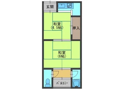 西辻文化【2階】の間取り
