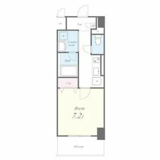 ボー デュ キャナル幅下【8階】の間取り