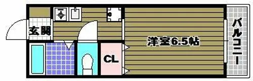 仲尾ハイツ【1階】の間取り