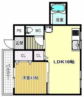 沢田コーポ【2階】の間取り