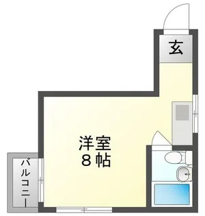 秀和ビル【4階】の間取り