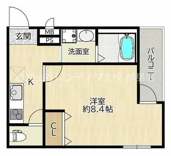 大阪府大阪市旭区赤川2丁目【アパート】の間取り