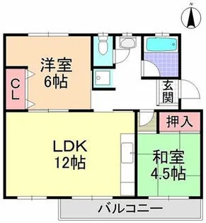 金剛第三住宅【5階】の間取り