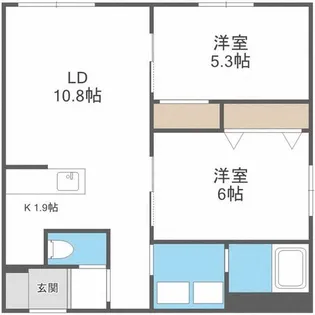 Pregare【1階】の間取り