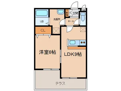 ロジュマン リラ【1階】の間取り