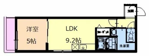 フジパレス川口【3階】の間取り