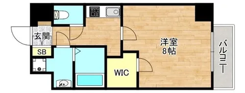 大阪府大阪市城東区中央1丁目【マンション】の間取り