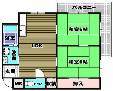 プレアール藤沢台【2階】の間取り