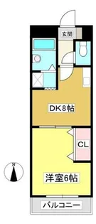 レジデンス弥生【2階】の間取り