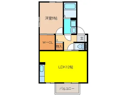イルマーレA棟【2階】の間取り