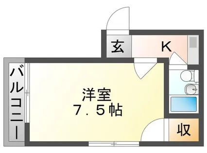 秀和ビル【4階】の間取り