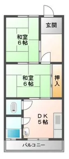 西本マンション【4階】の間取り
