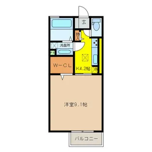 エイムⅢ【2階】の間取り