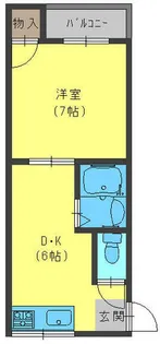 末広大丸マンション【6階】の間取り