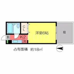 第三吉与門ハイツ【1階】の間取り
