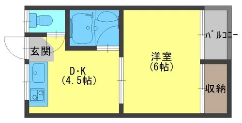 御幸大丸マンション【1階】の間取り