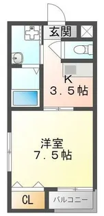 コート八重桜【3階】の間取り