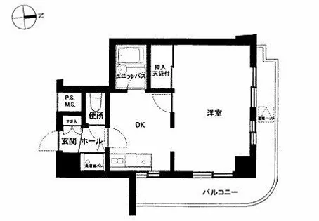 セザール中島公園【8階】の間取り