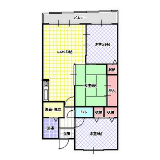 パールメガリス【603号室】の間取り