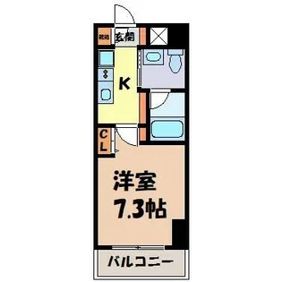 リヴシティ栄【3階】の間取り