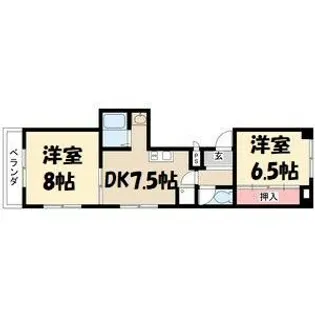 メゾンアコール【4階】の間取り