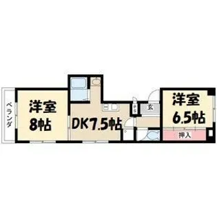メゾンアコール【4階】の間取り
