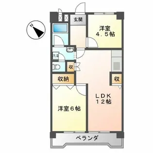 ロンシャン金山【903号室】の間取り