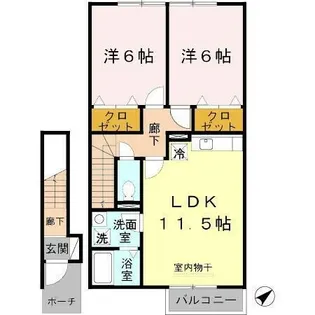 タトゥーイン【2階】の間取り