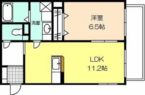 アトランティス四ツ谷【2階】の間取り