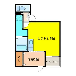 Warren kubomiⅠ【1階】の間取り
