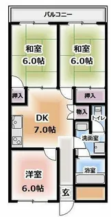 レジデンス浅田【4階】の間取り