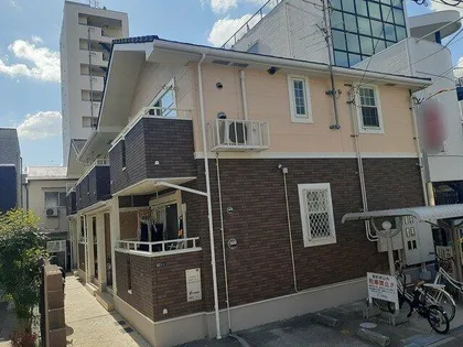 大阪府大阪市東住吉区湯里4丁目【アパート】の外観