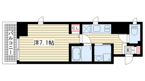 SUMIALE山本通【2階】の間取り