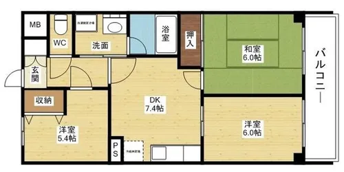 K.1st【1階】の間取り