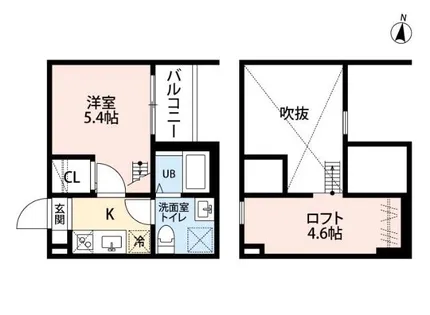 ALLURE 358(アリュールサンゴーハチ)【2階】の間取り