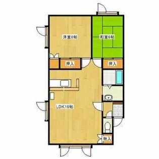 PLAZA FLEUR【1階】の間取り