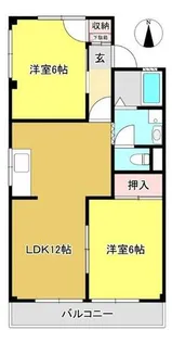 ウイングコート高清【203号室】の間取り