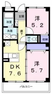 コータ・コートⅡ【3階】の間取り