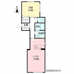 アロエ1【101号室】の間取り