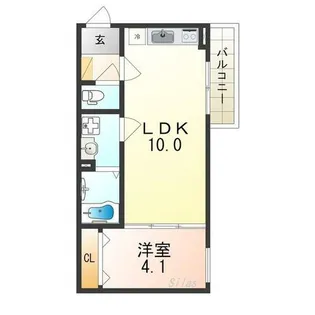 F+style浜寺石津町西1号館【1階】の間取り