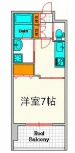 アプリーレ南堀江【9階】の間取り