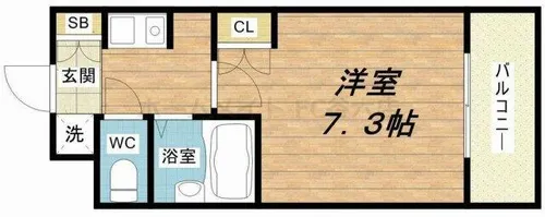 アーデン森之宮【7階】の間取り