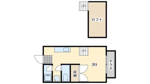 シティベール西王子Ⅱ【2階】の間取り