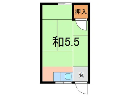 朝日荘【2階】の間取り