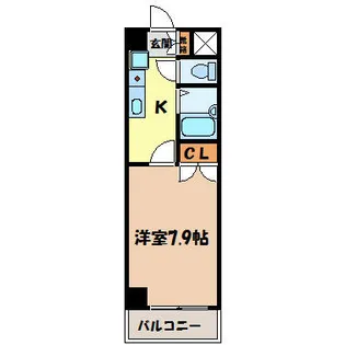 アイビーリーグ大曽根【6階】の間取り