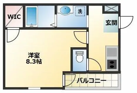 大阪府大阪市平野区瓜破1丁目【アパート】の間取り