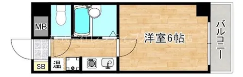 大阪府大阪市東成区深江南3丁目【マンション】の間取り
