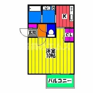 Aレガート竹下駅前Ⅱ【1階】の間取り