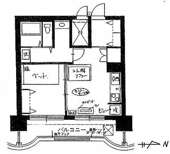 ライオンズマンション第3中島公園【7階】の間取り