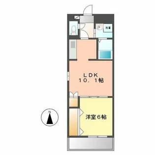 ピエナ【103号室】の間取り